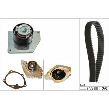530 0579 30 Wasserpumpe + Zahnriemensatz