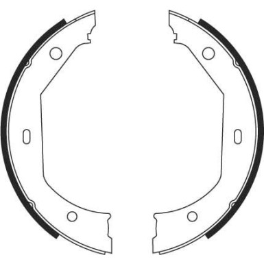 GS8656 Bremsbackensatz, Feststellbremse