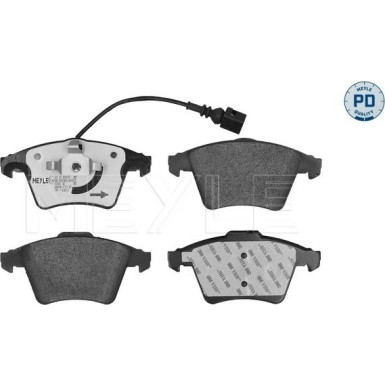 025 237 4619/PD Bremsbelagsatz, Scheibenbremse MEYLE-PD: Advanced performance and design.