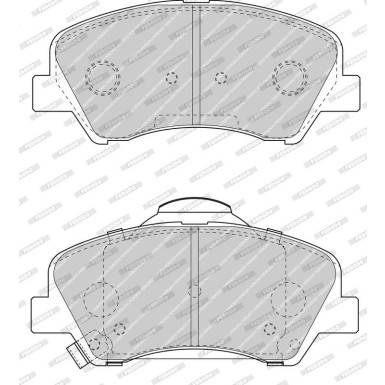 Ferodo Bremsbelagsatz, Scheibenbremse PREMIER ECO FRICTION FDB4623