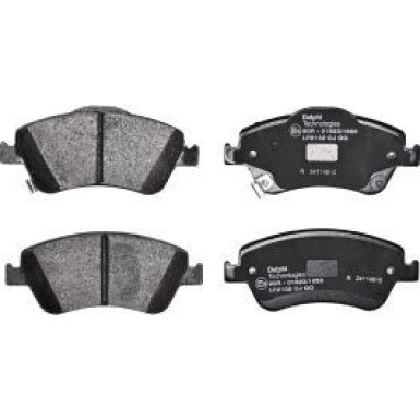 Delphi Bremsbelagsatz, Scheibenbremse LP2102