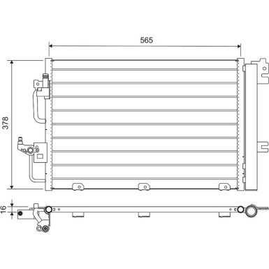 812704 Kondensator, Klimaanlage 812704 Kondensator, Klimaanlage