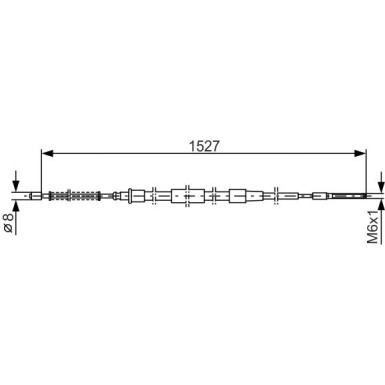 1 987 477 164 Seilzug, Feststellbremse 1 987 477 164 Seilzug, Feststellbremse