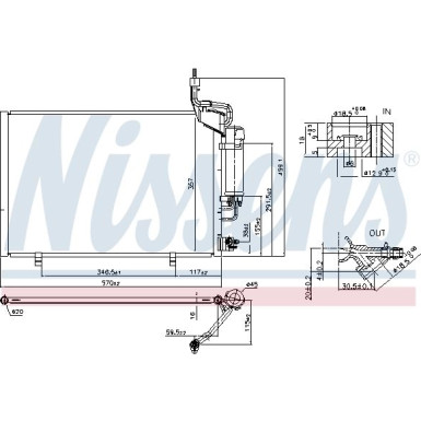 940527 Kondensator, Klimaanlage