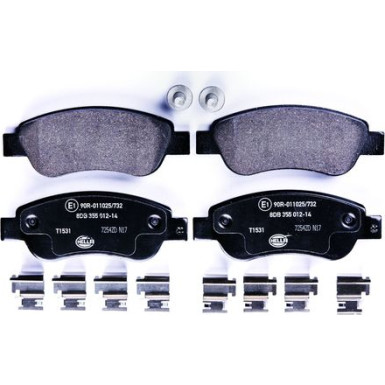 8DB 355 012-141 Bremsbelagsatz, Scheibenbremse