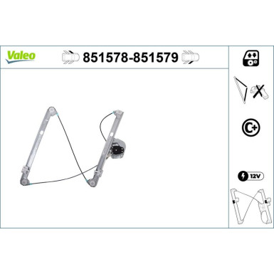 Valeo | Fensterheber | 851578 Valeo | Fensterheber | 851578