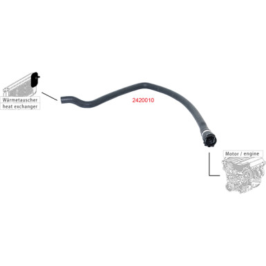 2420010 Heizungsschlauch