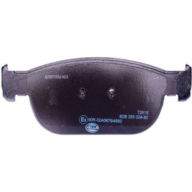 Hella | Bremsbelagsatz, Scheibenbremse | 8DB 355 024-801