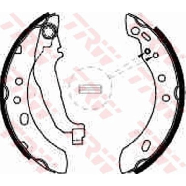 GS8527 Bremsbackensatz