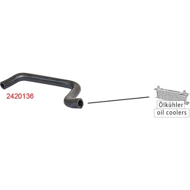 2420136 Kühlerschlauch