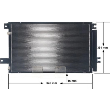 AC 819 000S Kondensator, Klimaanlage BEHR