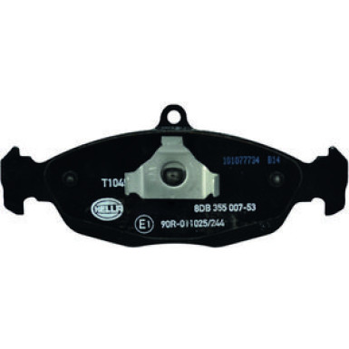 Hella | Bremsbelagsatz, Scheibenbremse | 8DB 355 007-531