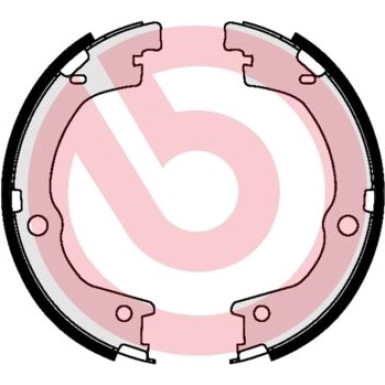 Brembo Bremsbackensatz, Feststellbremse ESSENTIAL LINE S 30 533