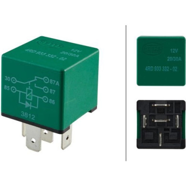 4RD 933 332-021 Relais, Arbeitsstrom