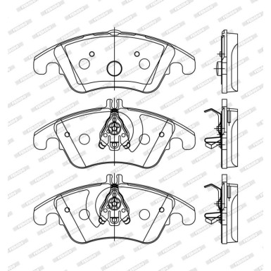 FDB1979 Bremsbelagsatz, Scheibenbremse FUSE+ Technology