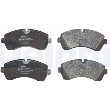 LP1981 Bremsbelagsatz, Scheibenbremse