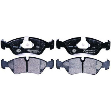 Hella | Bremsbelagsatz, Scheibenbremse | 8DB 355 007-761