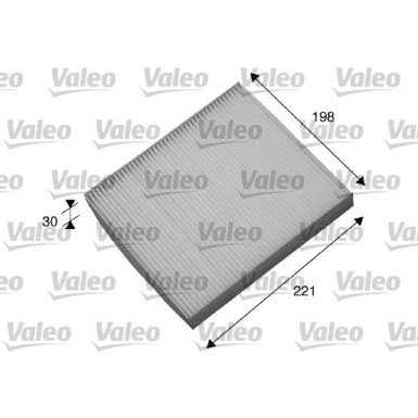 698869 Filter, Innenraumluft VALEO ESSENTIAL 698869 Filter, Innenraumluft VALEO ESSENTIAL