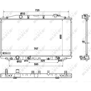53971 Kühler, Motorkühlung