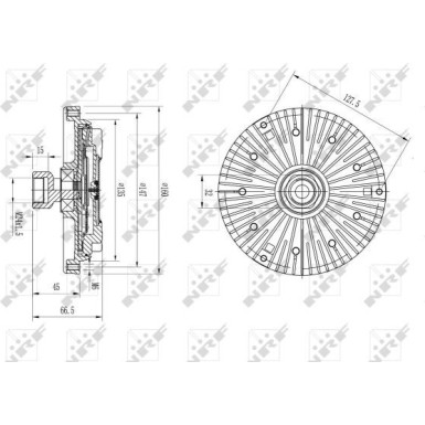 49582 Kupplung, Kühlerlüfter 49582 Kupplung, Kühlerlüfter
