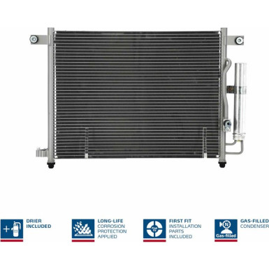 94641 Kondensator, Klimaanlage ** FIRST FIT **
