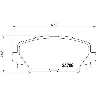 Brembo Bremsbelagsatz, Scheibenbremse PRIME LINE P 83 101