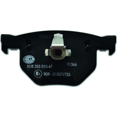 Hella | Bremsbelagsatz, Scheibenbremse | 8DB 355 010-471