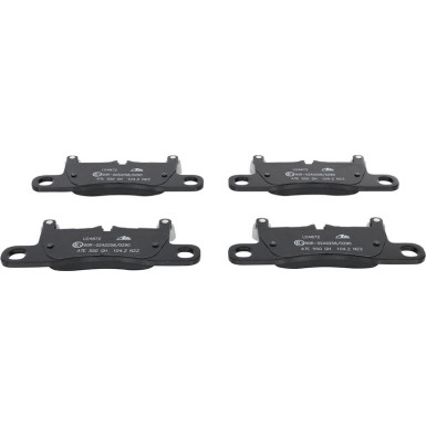 Bremsbelagsatz, Scheibenbremse ATE Ceramic 13.0470-4872.2