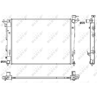 53052 Kühler, Motorkühlung 53052 Kühler, Motorkühlung