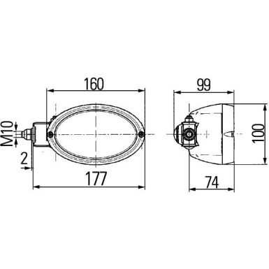 Hella | Arbeitsscheinwerfer | 1GA 996 161-301