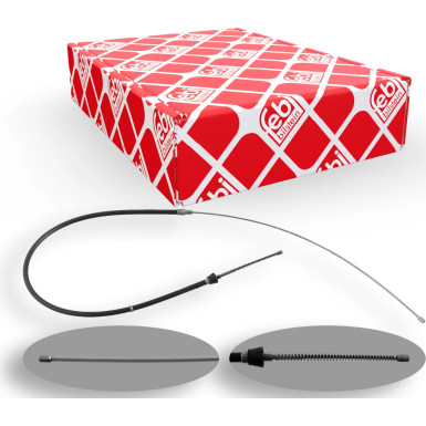 FEBI BILSTEIN 48301 Seilzug, Feststellbremse FEBI BILSTEIN 48301 Seilzug, Feststellbremse