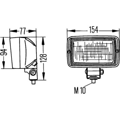 Hella | Arbeitsscheinwerfer | 1GA 006 876-001