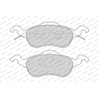 FDB1318 Bremsbelagsatz, Scheibenbremse PREMIER ECO FRICTION