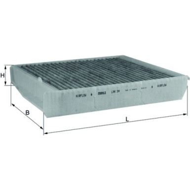 LAK 54 Filter, Innenraumluft LAK 54 Filter, Innenraumluft