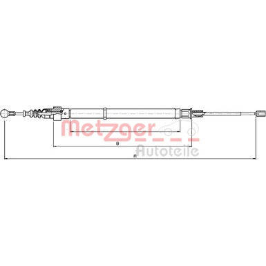 10.7139 Seilzug, Feststellbremse 10.7139 Seilzug, Feststellbremse