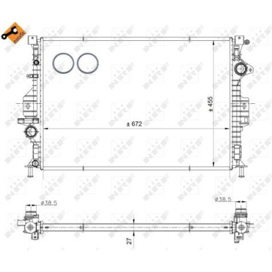 53811 Kühler, Antriebsbatterie EASY FIT 53811 Kühler, Antriebsbatterie EASY FIT
