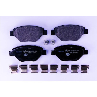 Hella | Bremsbelagsatz, Scheibenbremse | 8DB 355 010-551