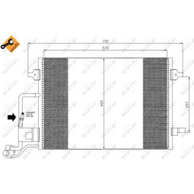 35359 Kondensator, Klimaanlage EASY FIT