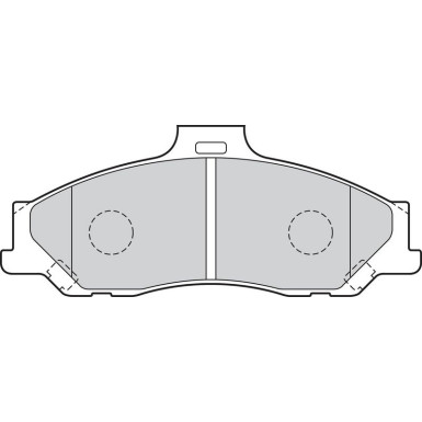 Valeo Bremsbelagsatz, Scheibenbremse ESSENTIAL 302060