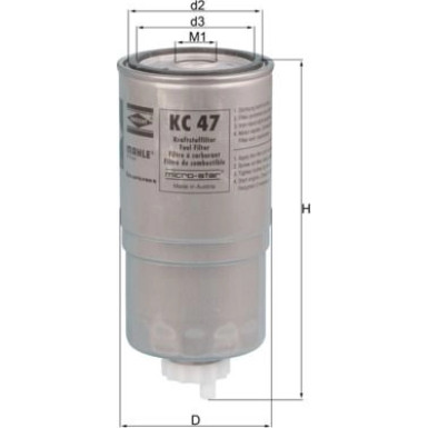 KC 47 Kraftstofffilter KC 47 Kraftstofffilter