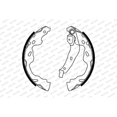 FSB672 Bremsbackensatz PREMIER