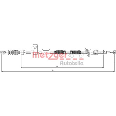 10.8224 Seilzug, Feststellbremse