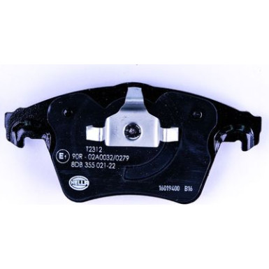 Hella | Bremsbelagsatz, Scheibenbremse | 8DB 355 021-221