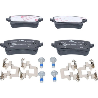 Bremsbelagsatz, Scheibenbremse ATE Ceramic 13.0470-2747.2