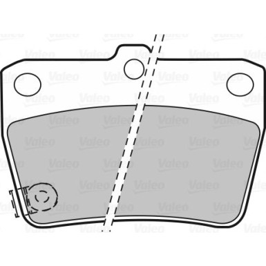 598673 Bremsbelagsatz, Scheibenbremse