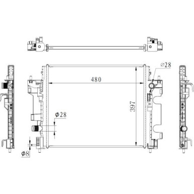 59274 Kühler, Motorkühlung