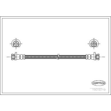 Corteco | Bremsschlauch | 19018719
