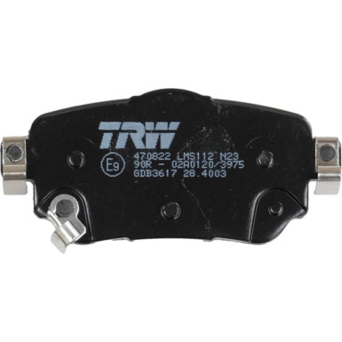 TRW | Bremsbelagsatz, Scheibenbremse | GDB3617