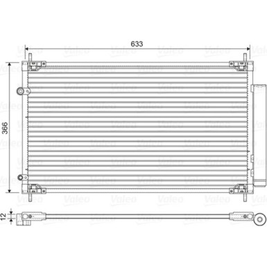 Valeo | Kondensator, Klimaanlage | 822604