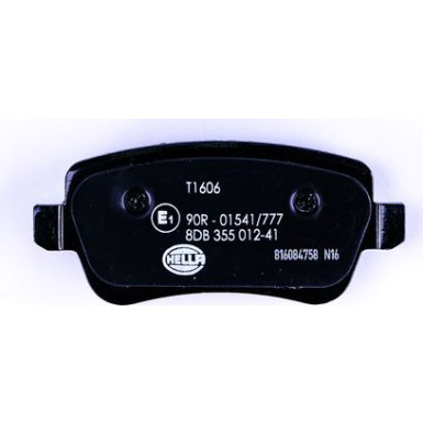 Hella | Bremsbelagsatz, Scheibenbremse | 8DB 355 012-411